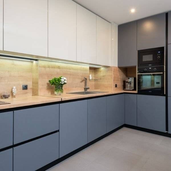 L-Shaped Modular Kitchen